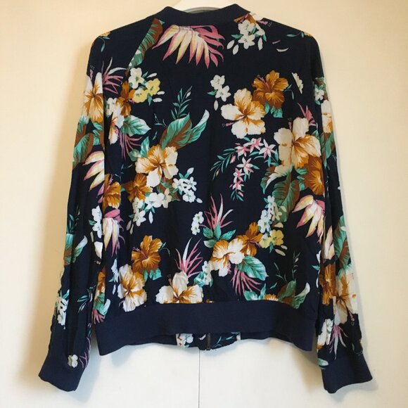 Rifle Hawaiian Lightweight Zip Up Bomber Jacket - Picture 2 of 16